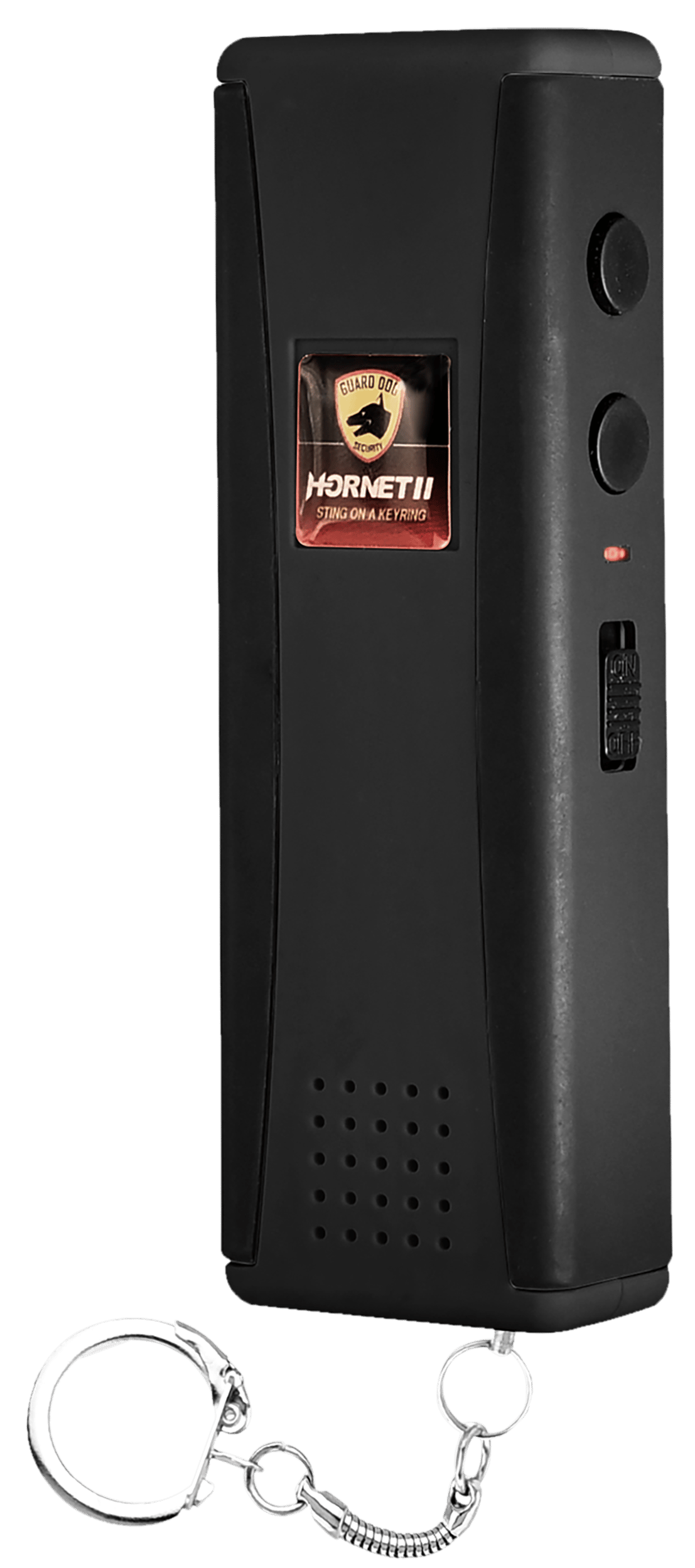 SKYLINE USA INC SGGDH2HVBK Stun Gun Hornet 2 Black Features Flashlight/Alarm Includes Keychain/Siren Alarm/USB Charger
