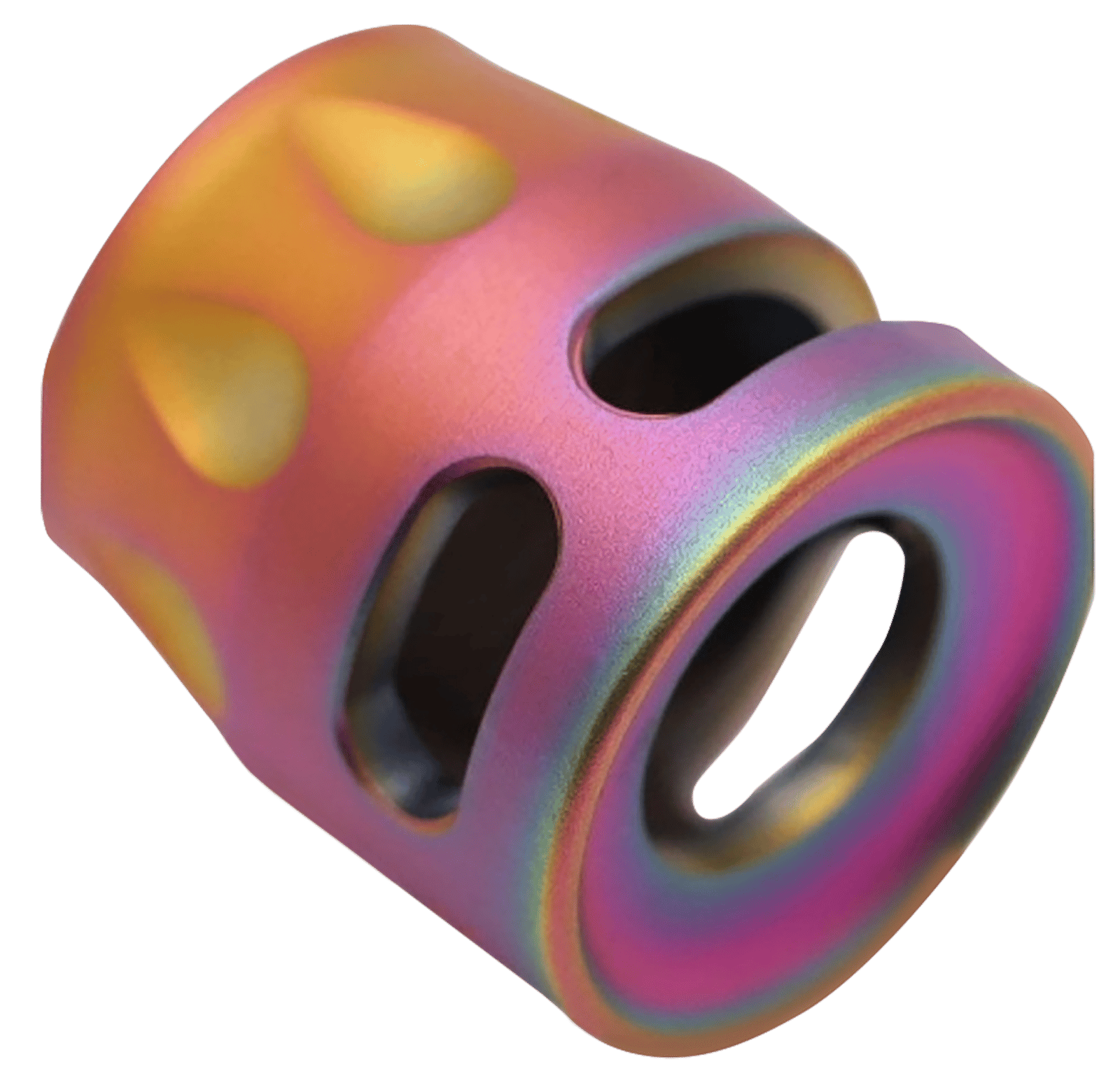 True Precision Inc TPSMICROS Micro Compensator S-Type Spectrum 416R Stainless Steel 1/2"x28 Threads 9mm/380 ACP