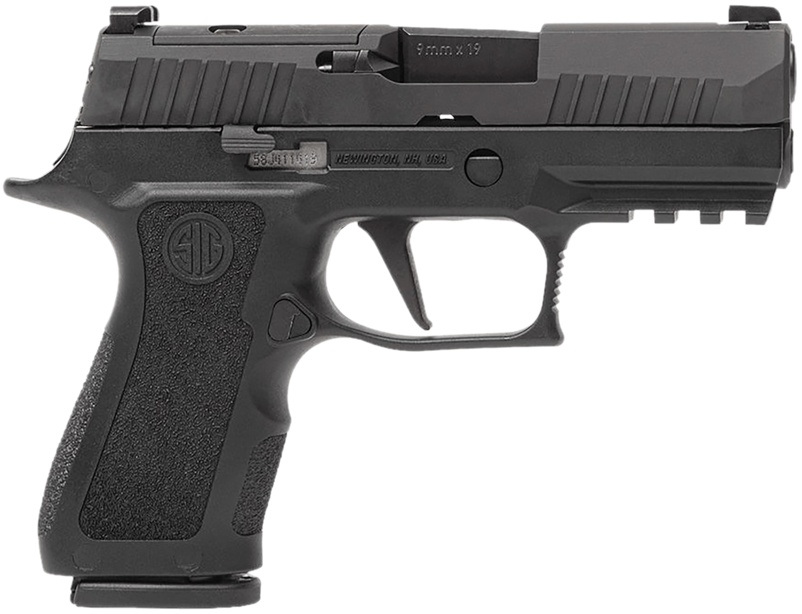 SIG 320XF9BXR3RXX10      P320 9M    4.7 10R OR BLK