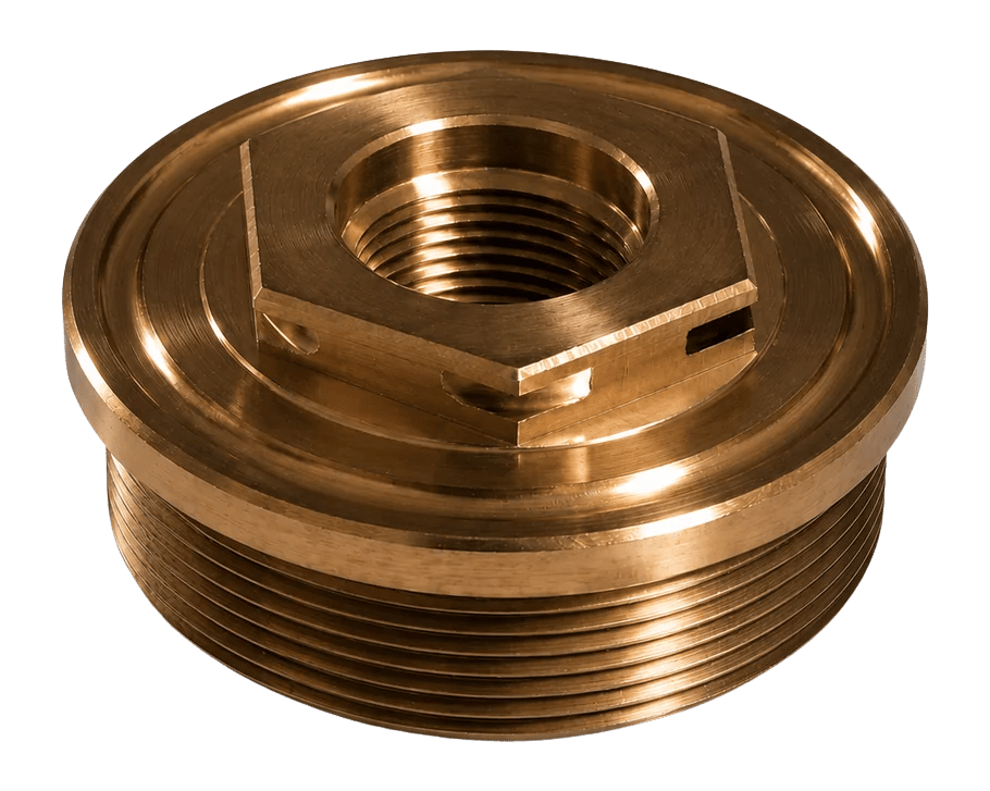TMP HUB28   DIRECT THREAD HUB 1/2 X 28 TI/HT