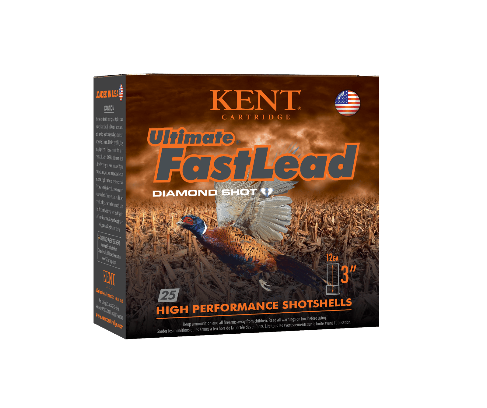 Kent Cartridge K123UFL506 Ultimate Fast Lead 12Gauge 3" 1 3/4oz 6Shot 25 Per Box/10 Case