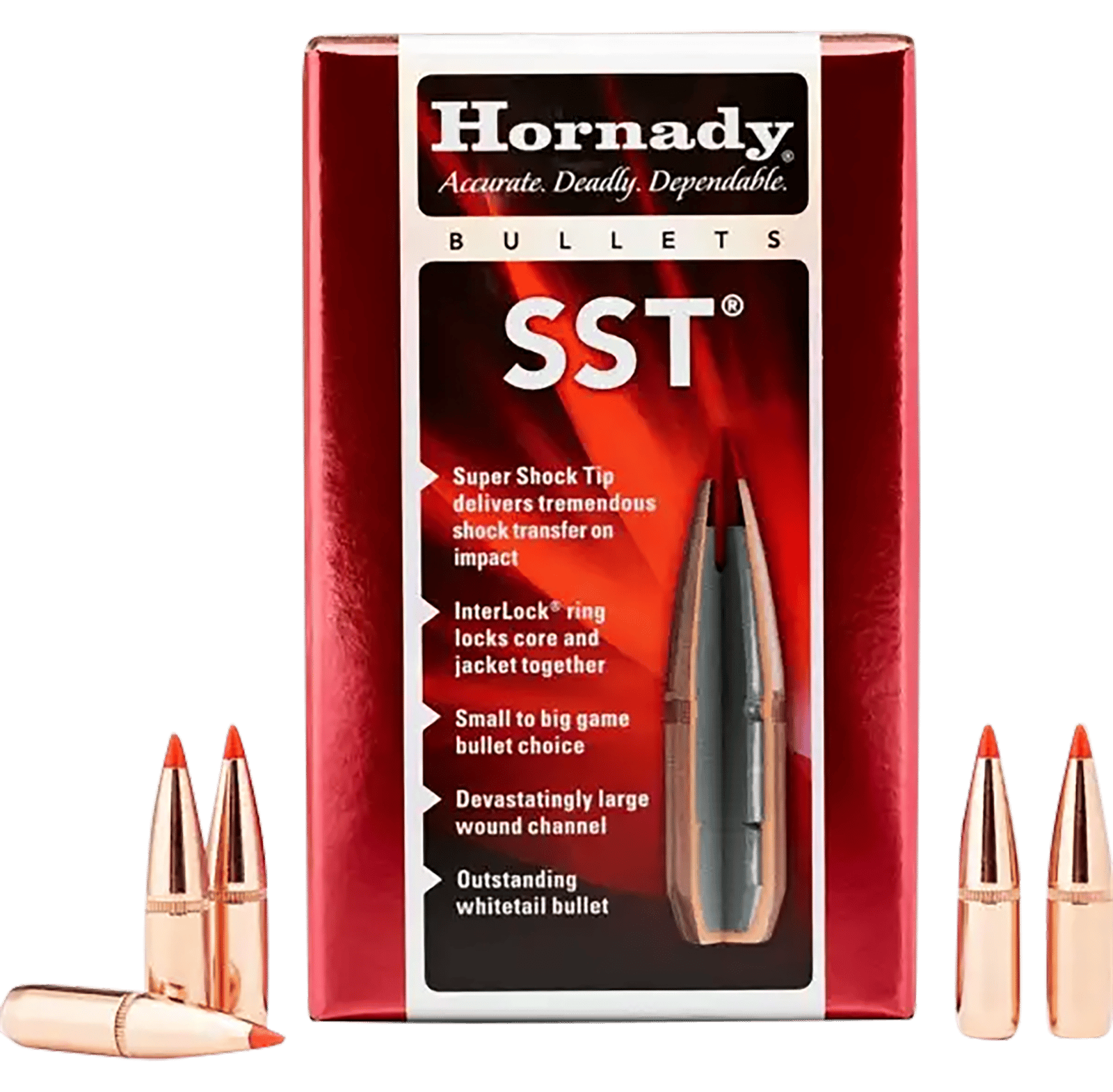 Hornady 25522 SST  25 Cal .257 117 gr Super Shock Tip 100 Per Box/ 25 Case