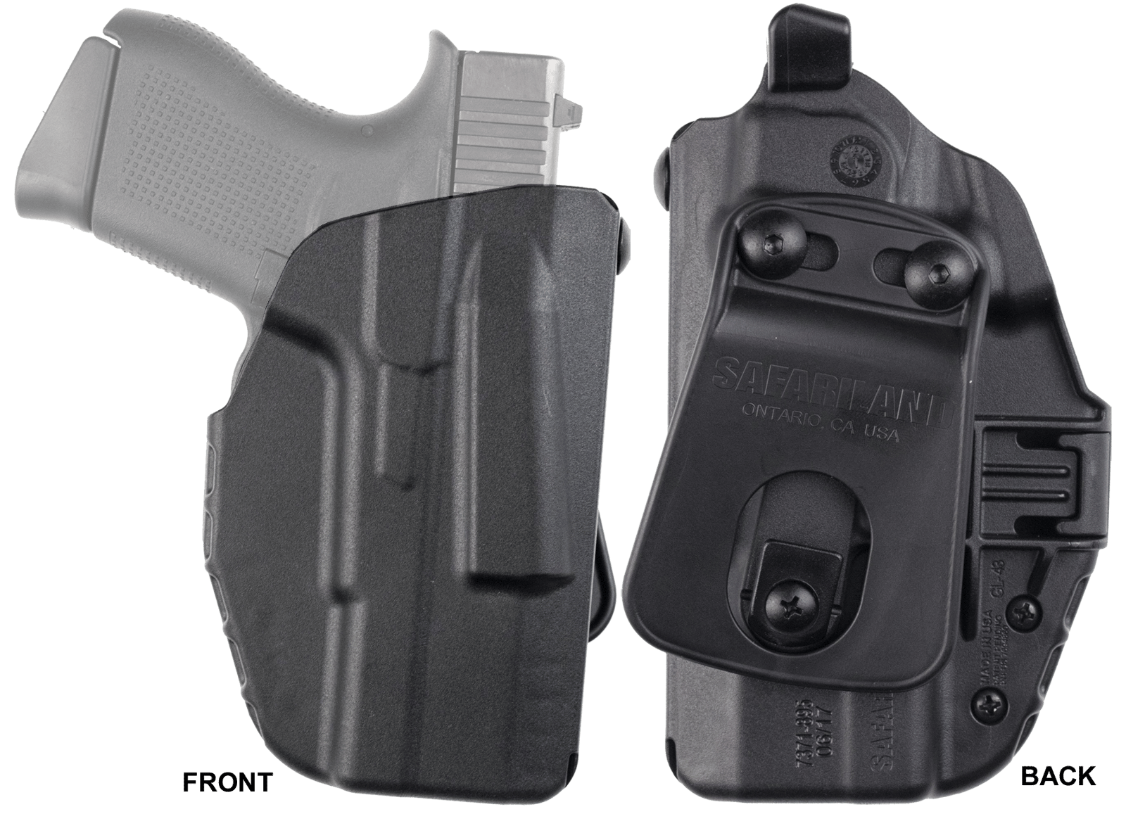 Safariland 7371179411 7371-7TS-ALS  Belt SafariSeven Paddle Fits S&W M&P Shield 9/40 Right Hand