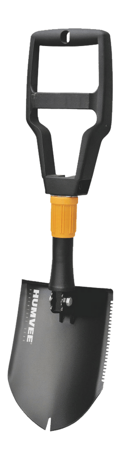 CAMP HMV-SHOVEL02 HUMVEE FOLD SHOVEL SAWTOOTH BLK