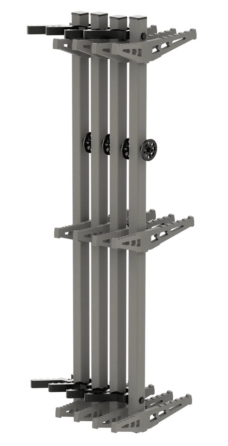 Novix/american Pride NX-4PCDW Double-Step Climbing Sticks Classic Aluminum 32" Long 9" Wide 4 Pack