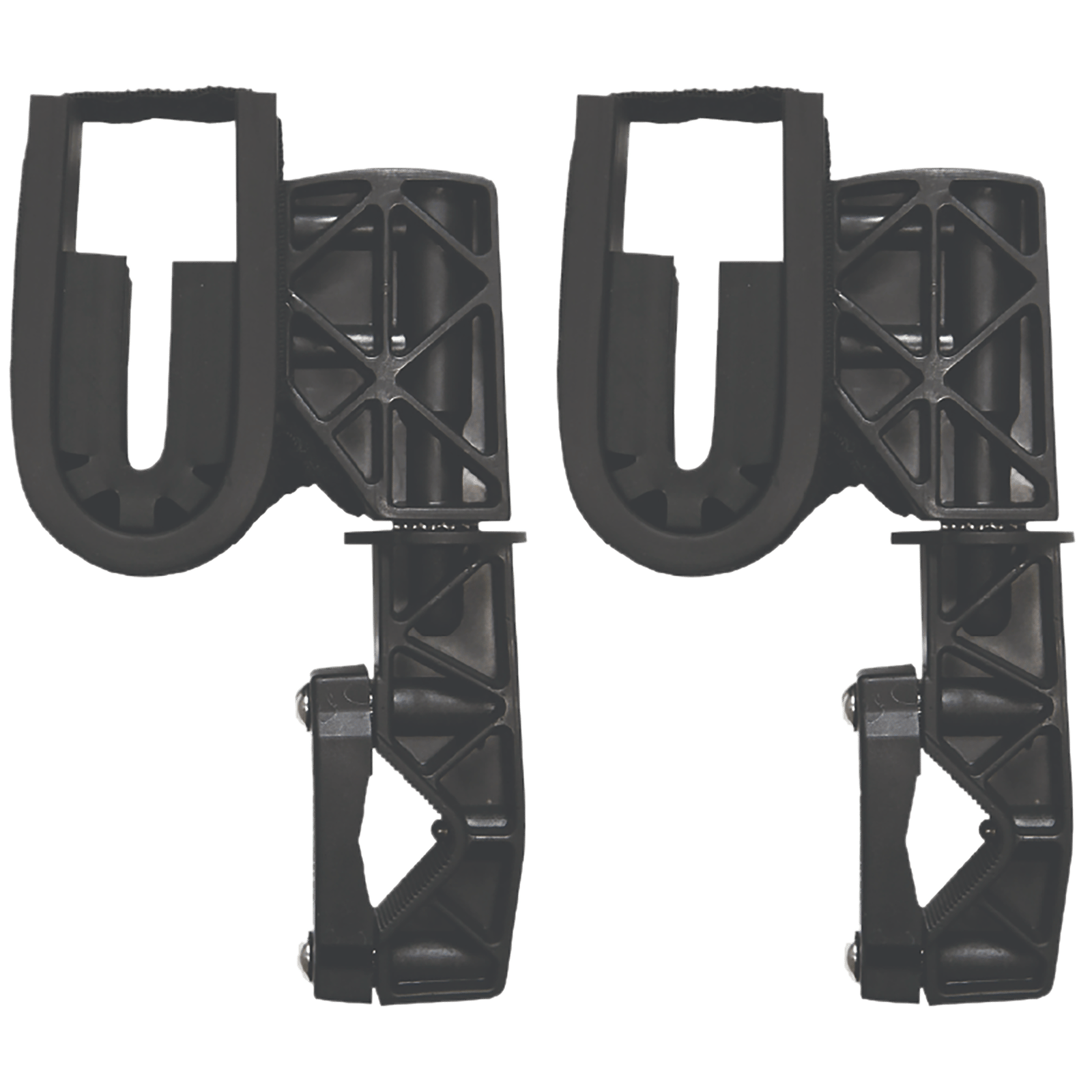 Rugged Gear 10100 Single Hook Gun Mount  Rifle/Shotgun Black Nylon 2 Pack