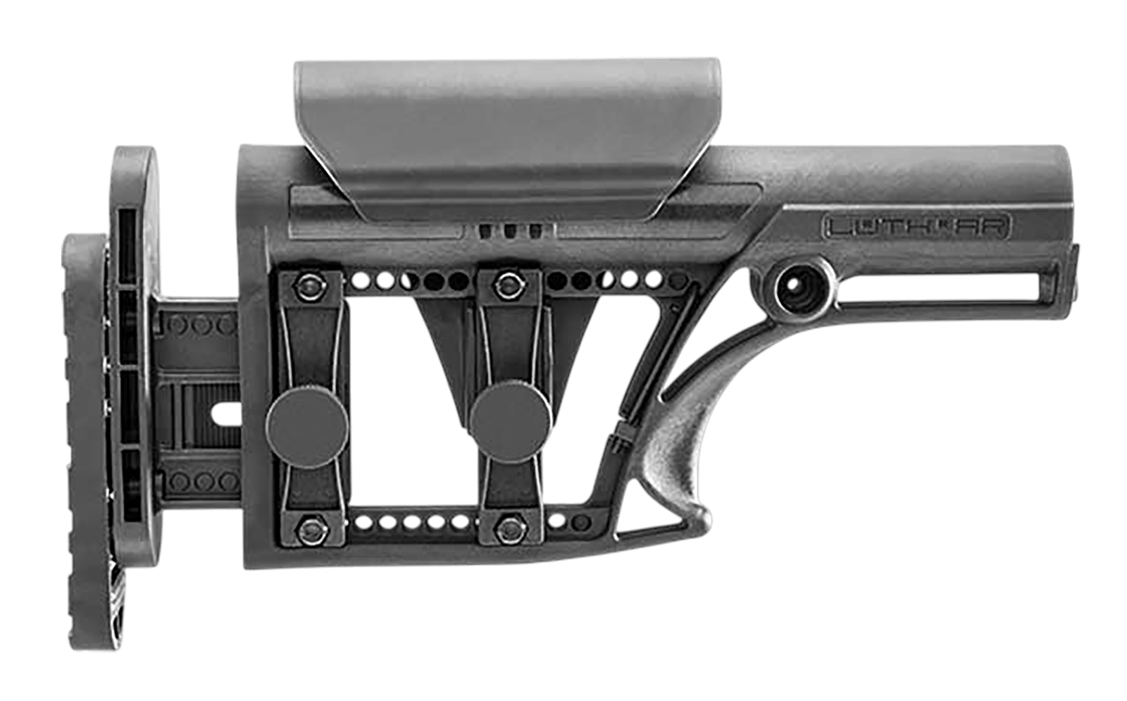 Luth-ar MBA-1 MBA-1 Buttstock Black Fits Rifle 10.50" OAL Ambidextrous