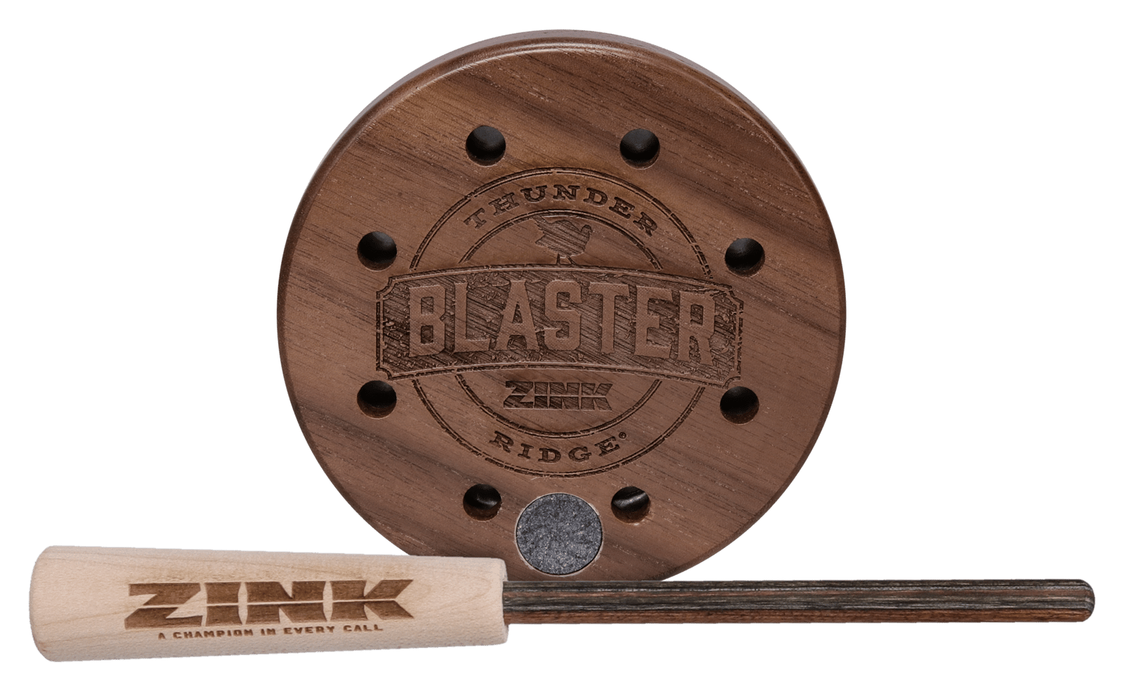 ZINK ZNKRBPC Ridge Blaster  Friction Call Turkey Sounds Natural Aluminum/Wood