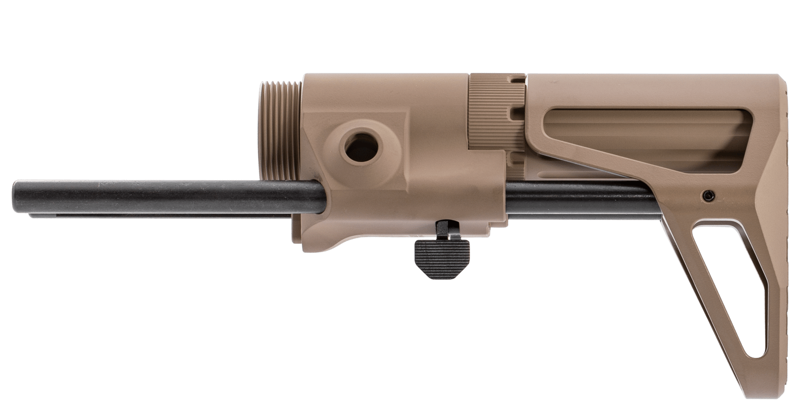 Maxim Defense MXM47503 CQB Gen 7 Stock For AR-15, 4 Position Collapsible, 7075 Aluminum Housing, Flat Dark Earth Mil-Spec Anodized Finish