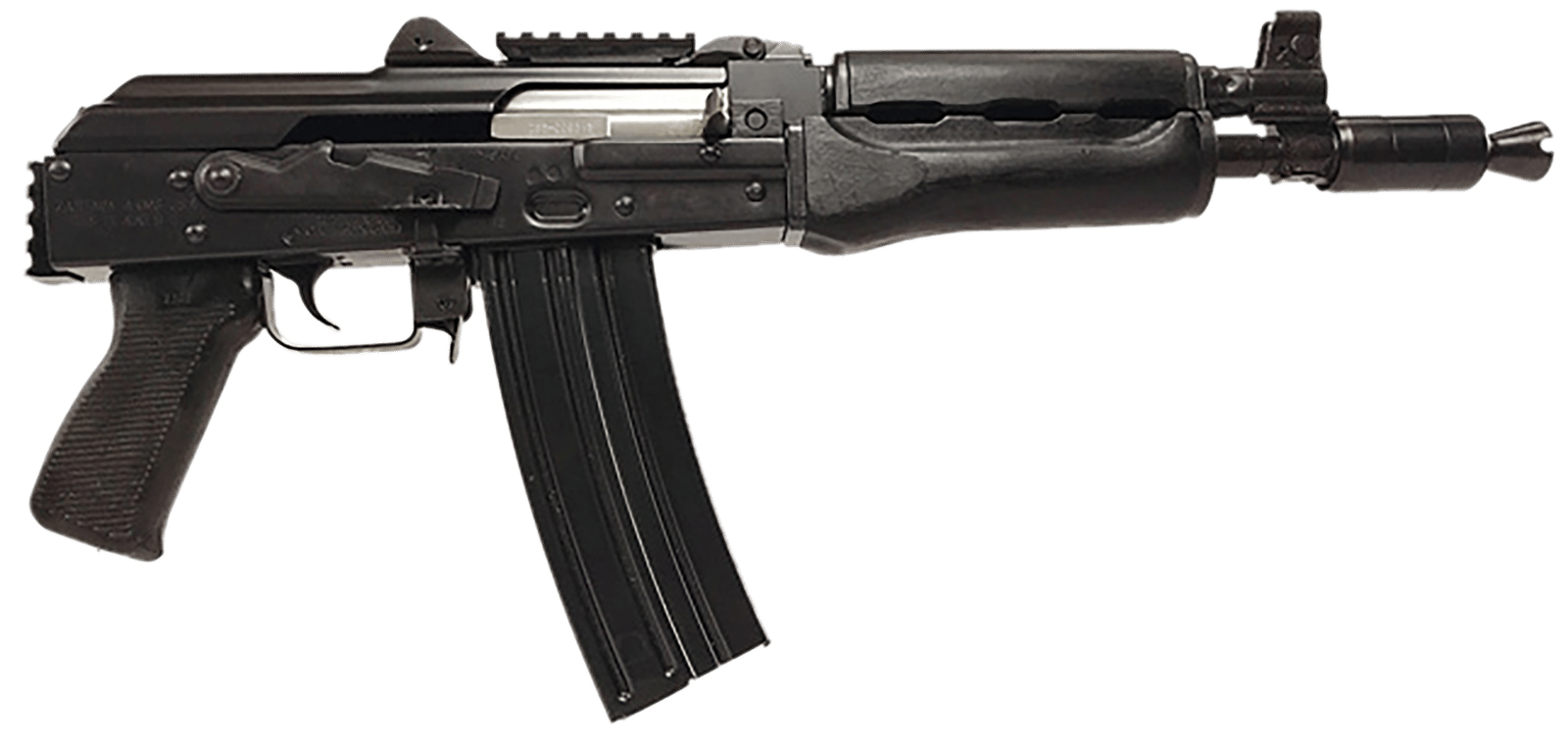 Zastava Arms Usa ZP85556PA ZPAP 85 5.56x45mm NATO 30+1 10" Black, Polymer Grip, Dark Wood Handgaurd, Stock Adapter, Muzzle Brake