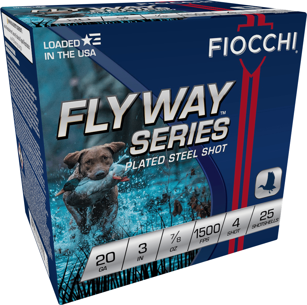 Fiocchi 203ST4 Flyway  20Gauge 3" 7/8oz 4Shot 25 Per Box/10 Case