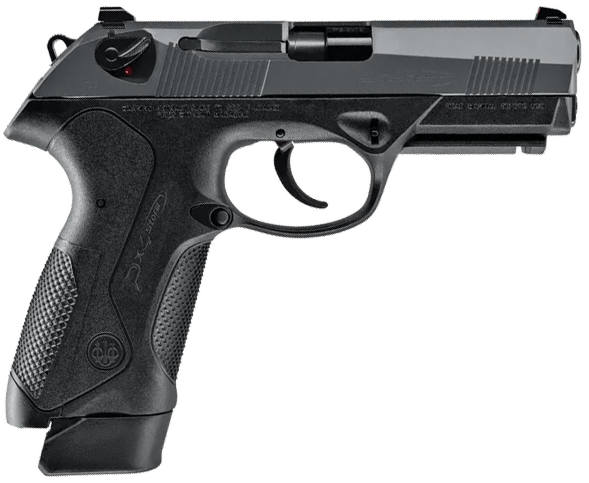 Beretta USA JXF9G10SD PX4 G-SD  Full Size Frame 9mm Luger 10+1 4" Black Inox Heavy Contour Rotating Barrel, Black Bruniton Serrated Steel Slide, Black Polymer Frame w/Picatinny Rail