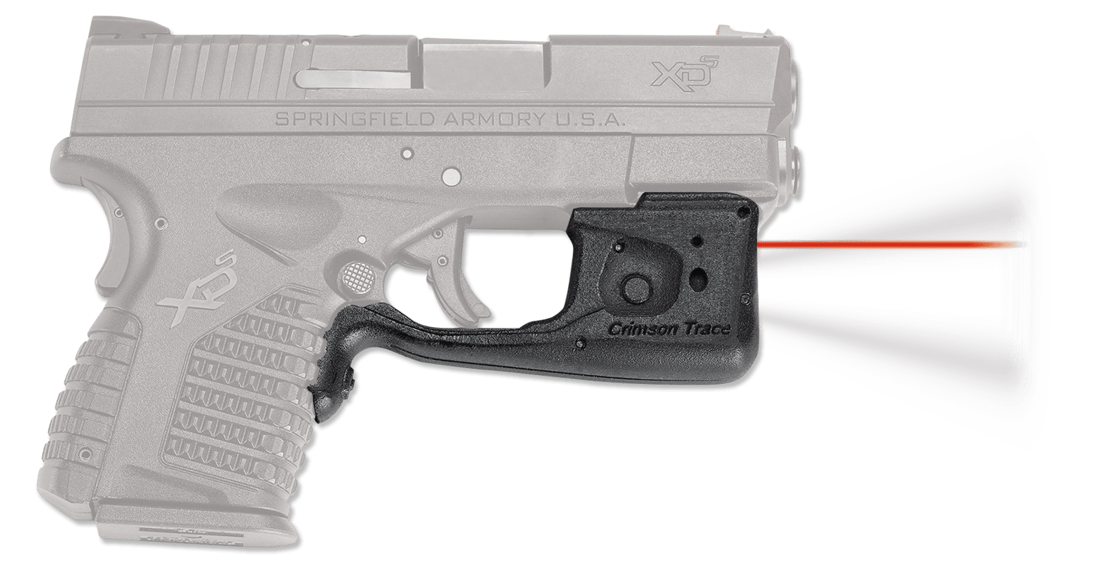 Crimson Trace 0157901 Laserguard Pro Springfield XD-S Red Laser/White Light
