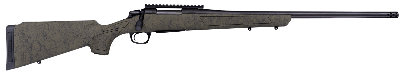 CVA CR3985G Cascade XT Full Size 450 Bushmaster 4+1 22" Graphite Black Cerakote Steel Threaded Barrel, OD Green Adj w/Soft Touch Synthetic Stock