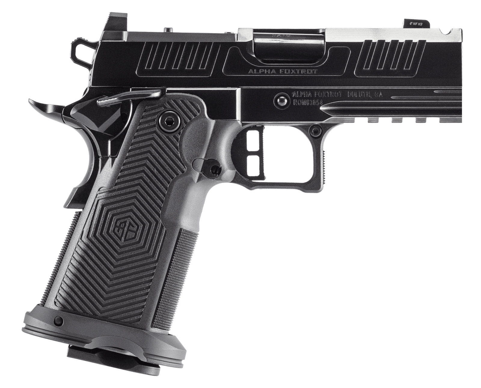 Alpha Foxtrot AA39X1QIH-PDBK19 AF1911 Romulus 9mm Luger 3.50"