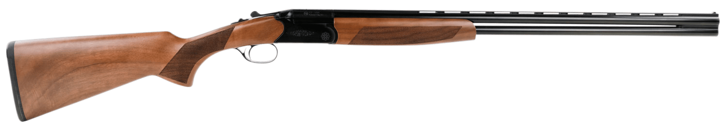CZ-USA 06413 Drake  28 Gauge 2.75" 2rd 28" Barrel, Gloss Black Chrome Metal Finish, Turkish Walnut Fixed Pistol Grip Stock Includes 5 Chokes