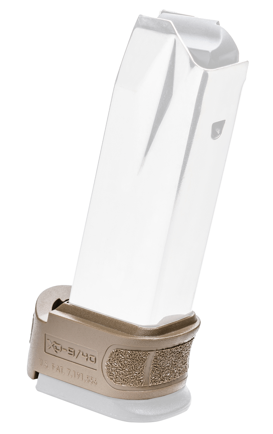 Springfield Armory XDG5003FDE Mag Sleeve  9mm Luger 40 S&W Compatible w/ Springfield XD Mod.2 Mags Flat Dark Earth Polymer