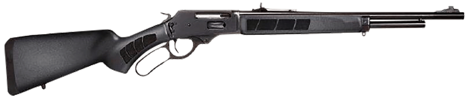 Rossi 954570161PLY R95 Trapper 45-70 Gov 5+1 16.50" Black Oxide Threaded Barrel, Black Oxide Picatinny Rail Alloy Steel Receiver, Fixed Black Polymer Stock