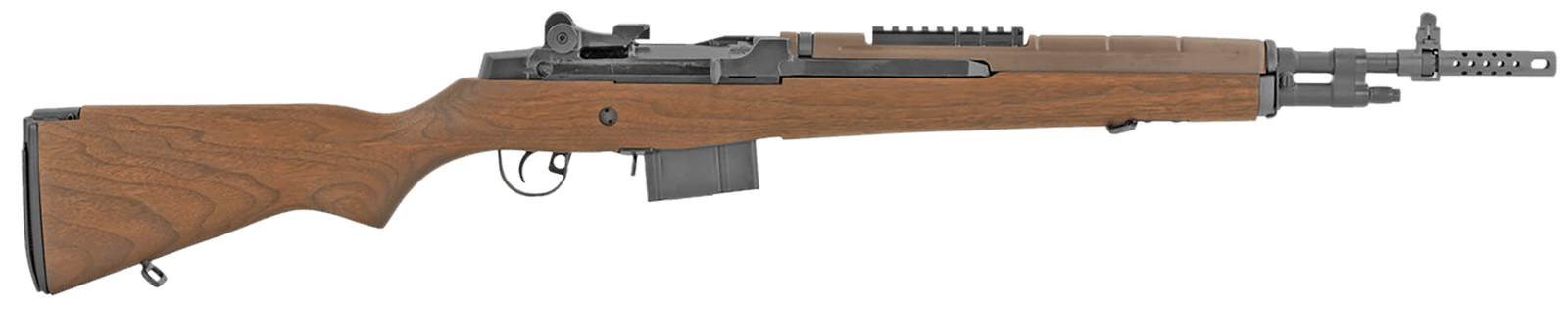 Springfield Armory AA9122 M1A Scout Squad 308 Win/7.62x51mm 10+1 18" Black Parkerized Carbon Steel Barrel, Black Parkerized Picatinny Rail Steel Receiver, Walnut Fixed Stock