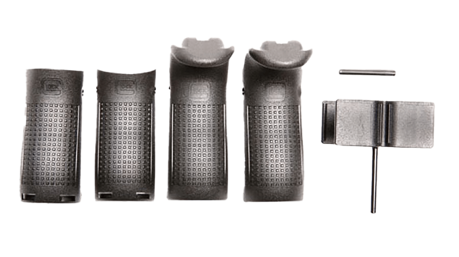 Glock 30822  Backstrap/Beavertail Set Black Polymer