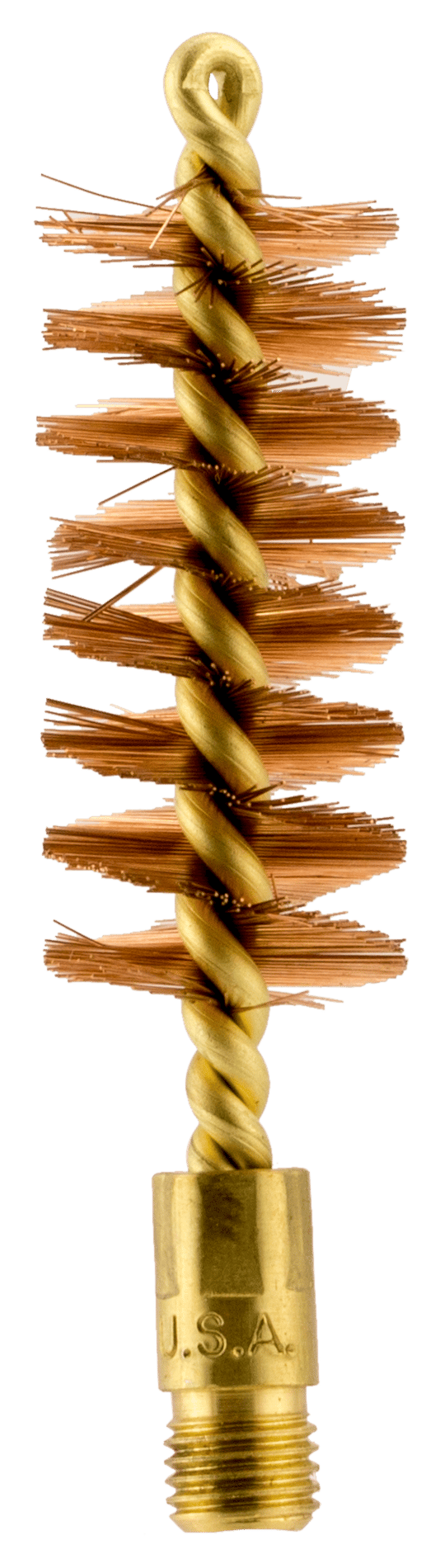 Pro-Shot 20S Bore Brush  20 Gauge Shotgun #5/16-27 Thread Bronze Bristles Looped Tip Brass Core