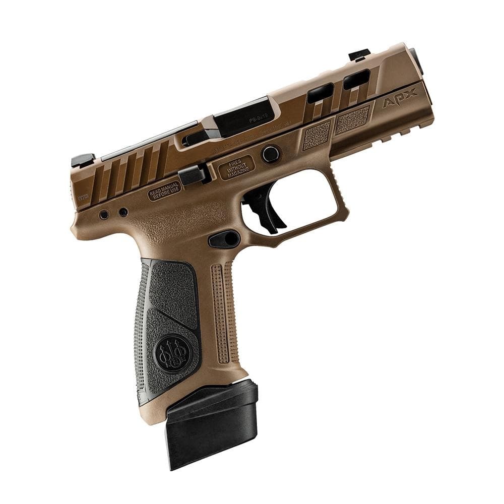 Beretta APX A1 Handgun 9mm Luger 10rd Magazines (3) 4.25" Ported Barrel FDE
