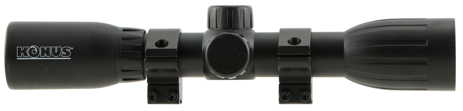 Konus 7350 KonusFire  Matte Black 4x32mm 1" Tube 30/30 Reticle Includes Mounting Rings