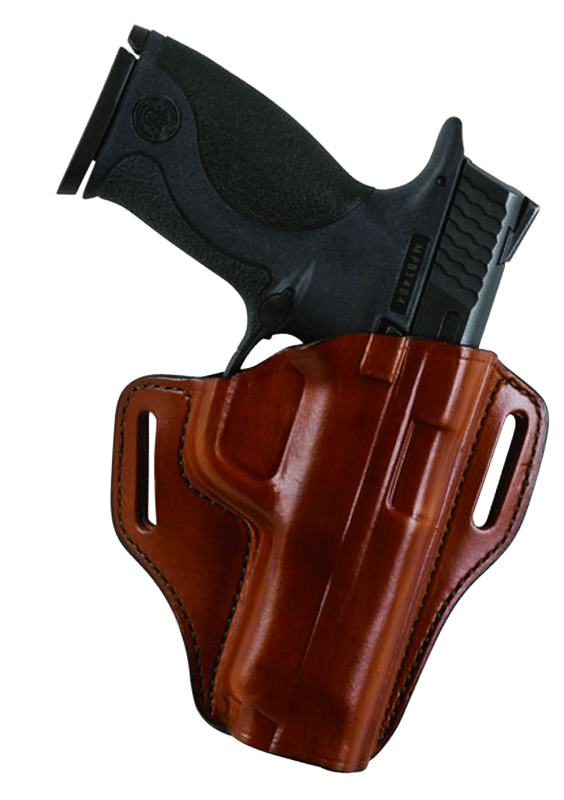Bianchi 23948 57 Remedy  OWB Size 09A Tan Leather Belt Slide Fits Glock 42 Right Hand