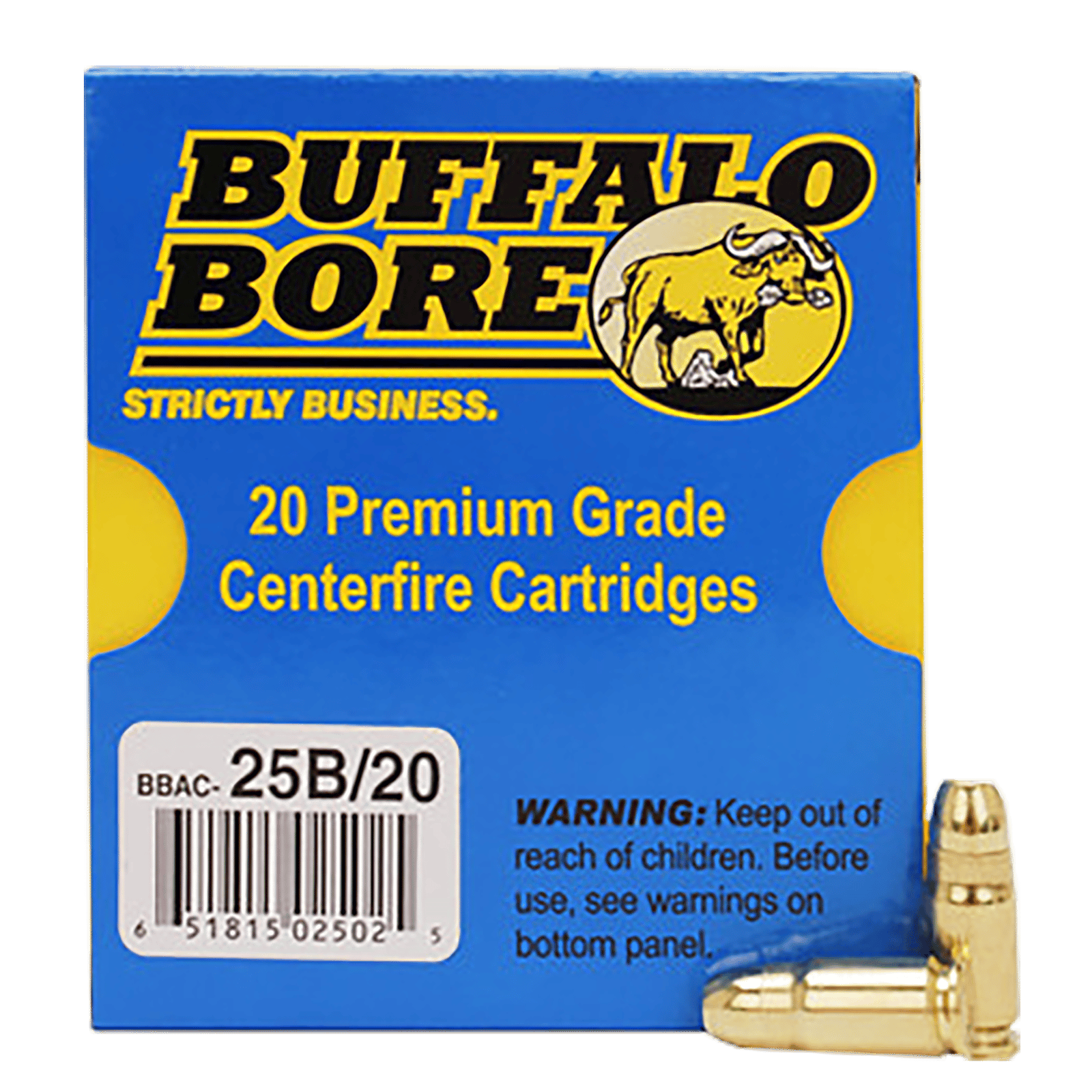 Buffalo Bore Ammunition 25B20 Heavy Strictly Business 357Sig 125gr Full Metal Jacket Flat Nose 20 Per Box/12 Case