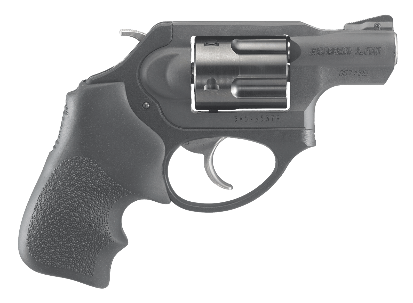 Ruger 5460 LCRx  Small Frame 357 Mag 5 1.87" Matte Black Alloy Steel Barrel, Black PVD Cylinder, Matte Black Stainless Steel Frame, Hogue Tamer Monogrip Grip, Transfer Bar Safety, Exposed Hammer