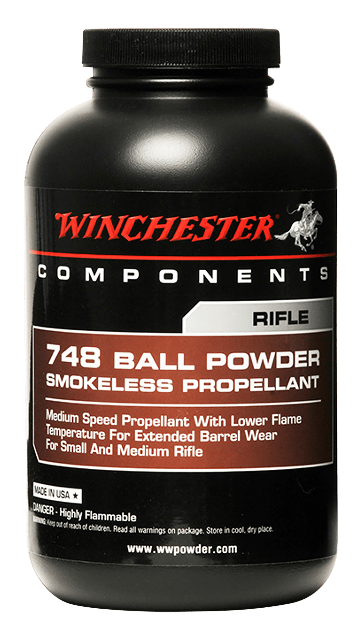 Winchester Powder 7481 Ball Powder 748 Rifle Multi-Caliber 1 lb