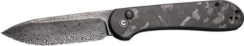 CIVIVI KNIFE ELEMENTUM 3.47" MARBLE CARBON FIBER/BLK STNWS!