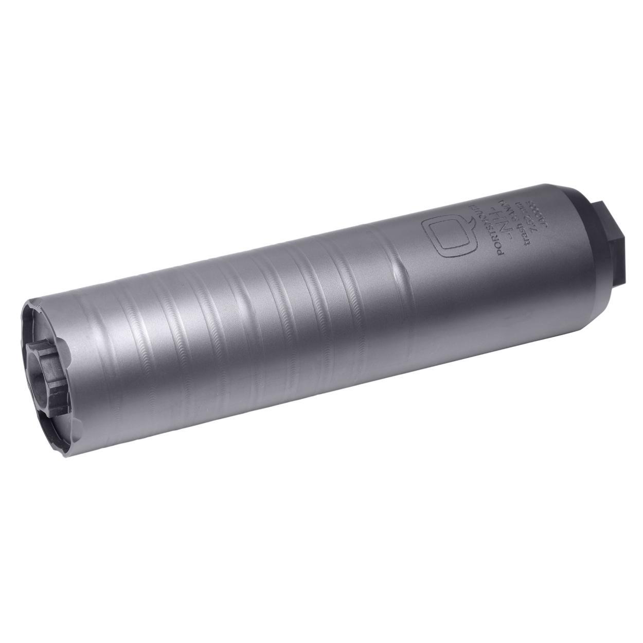 Q Trash Panda Quick Attach Suppressor 7.62mm Titanium 5/8x24  6.9" Length Bead Blast Finish Cherry Bomb Mount