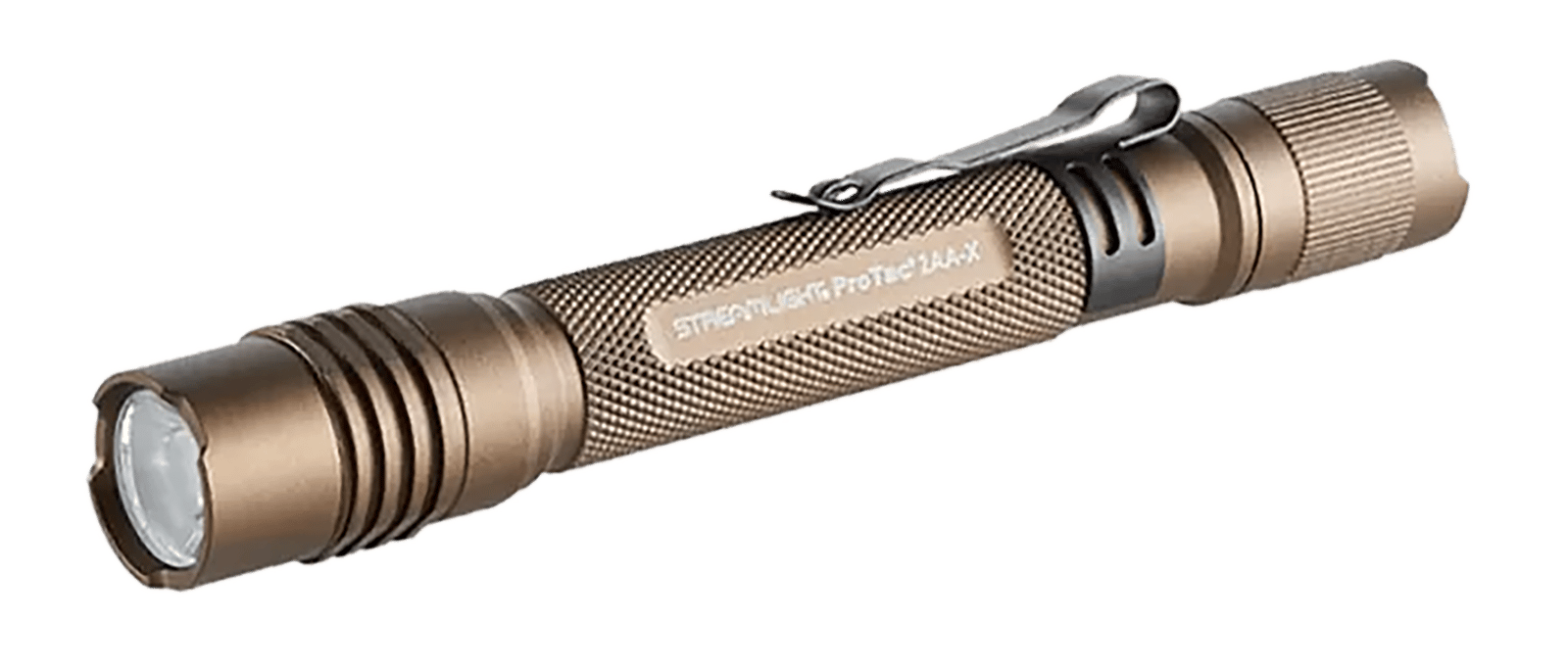 Streamlight 88137 ProTac 2AA-X USB Flashlight  Coyote 40/550 Lumens White  LED