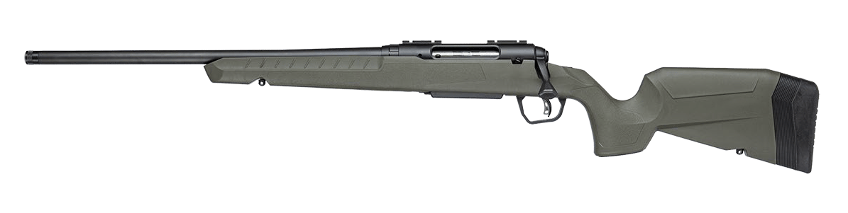 Savage Arms 33146 Axis 2 30-06 Springfield 4+1 20" Matte Black Carbon Steel Threaded Barrel, Drilled & Tapped Receiver, OD Green Fixed w/Pistol Grip Synthetic Stock, Left Hand