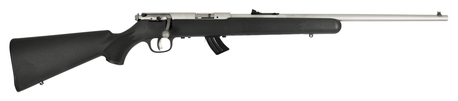 Savage Arms 24700 Mark II FSS Full Size 22 LR 10+1 21" Matte Button Rifled Barrel, Matte Stainless Steel Receiver, Matte Black Fixed Synthetic Stock, Right Hand
