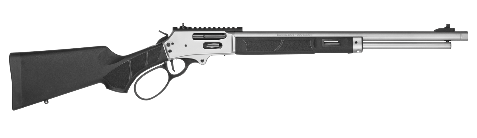 Smith & Wesson 14206 1854  360 Buckhammer 6+1 20" Stainless Steel Threaded Barrel & Receiver w/Picatinny Rail, M-LOK Handguard, Black Fixed Synthetic Stock