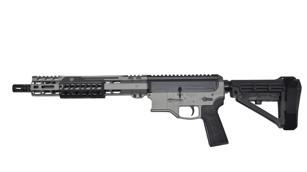 Bilson Arms P8FSSTB20R1 BA-15FCP 338 ARC 10+1 14.50" Stainless Steel Threaded Barrel, Tactical Gray/Graphite Black Cerakote Aluminum Receiver w/Picatinny Rail, M-LOK Handguard, Black Polymer SBA4 Brac