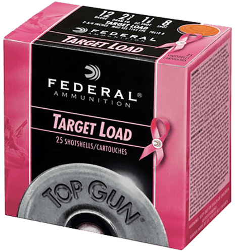 Federal TGL12P8 Top Gun Special Edition Pink 12Gauge 2.75" 1 1/8oz 8Shot 25 Per Box/10 Case