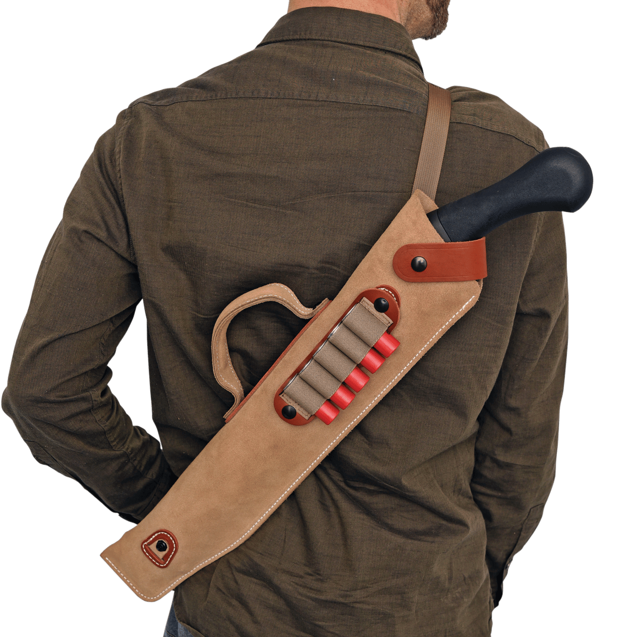DeSantis Gunhide A88NJG2Z0 Kurz Shotgun Scabbard Natural Leather 14"