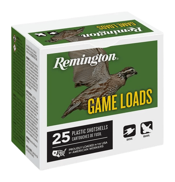 Remington Ammunition 20032 Game Load  12Gauge 2.75" 1oz 8Shot 25 Per Box/10 Case