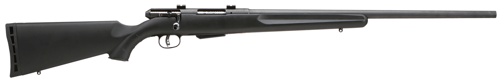 Savage Arms 19156 25 Walking Varminter Full Size 204 Ruger 4+1 22" Matte Black Heavy Barrel, Matte Black Carbon Steel Receiver Drilled & Tapped, Matte Black Fixed Varmint Synthetic Stock, Right Hand