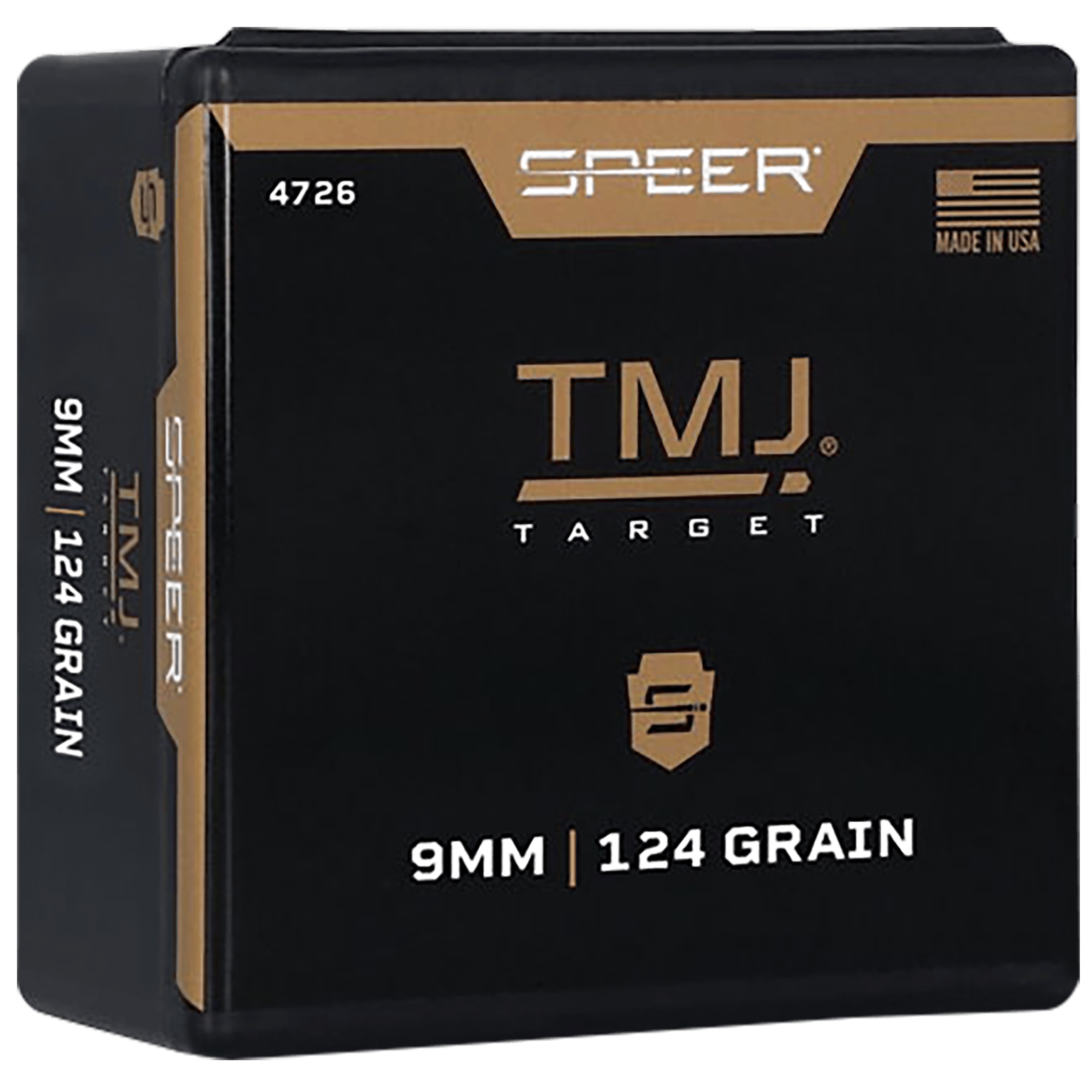 Speer 4726 TMJ Value Pack 9mm 124gr Total Metal Jacket 600 Per Box/1 Case