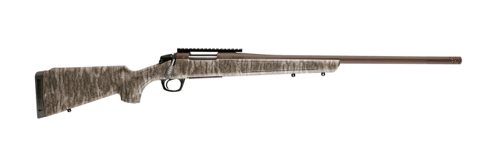 CVA CR3991MOBL Cascade XT 300 Win Mag 3+1 24" Midnight Bronze Cerakote Fluted Threaded Steel Barrel & Receiver w/Picatinny Rail, Mossy Oak Bottomland Adjustable Synthetic Stock, Right Hand