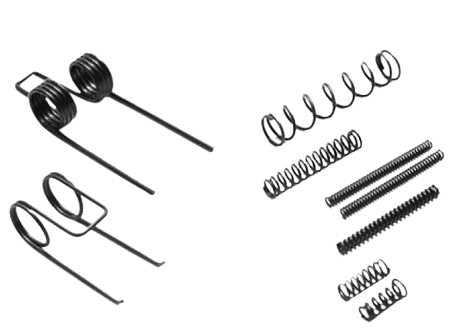 Lead & Steel Llc LSLSK Mil-Spec Lower Spring Kit Black