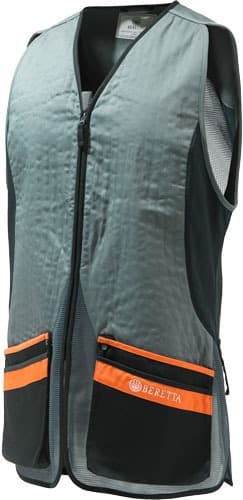 BERETTA MEN'S S.PIGEON VEST LARGE GREY/ORANGE!