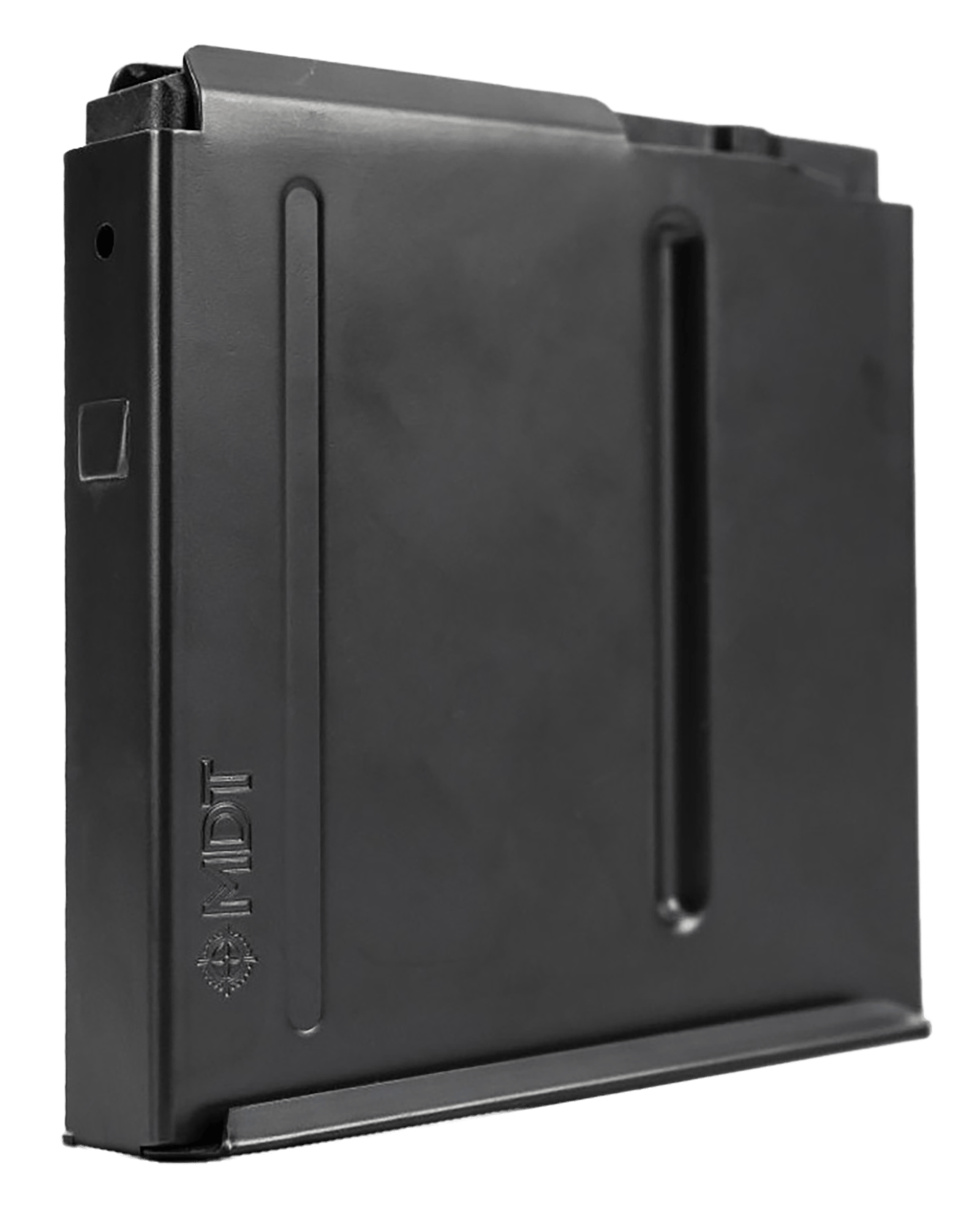Mdt Sporting Goods Inc 105123BLK AICS Magazine  5rd Extended 300 PRC Long Action Magnum (CIP 3.80" L) Black Steel