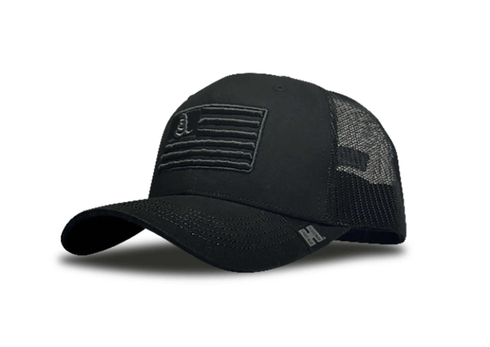 Hornady Gear 33290 Trucker  Black Gadsden Flag
