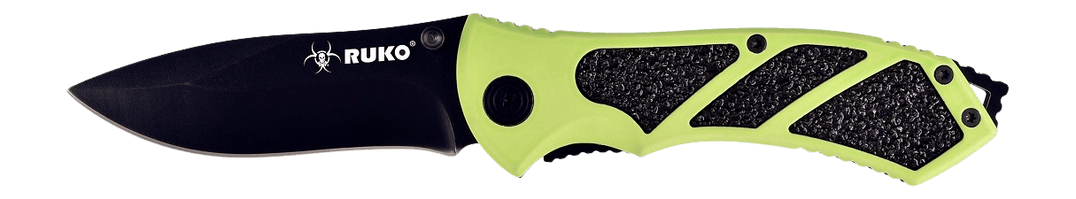 RUKO RUK0061HG-CS  440A 3-1/4"HIVIZ GRN FOLDING CS