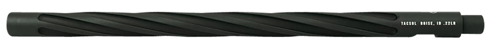 Tactical Solutions XRBRLPERFMB X-Ring Performance Barrel 22 LR 16.50", Matte Black Spiral Fluted Chromoly Steel Fits Ruger 10/22
